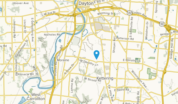 Kettering, Ohio Map