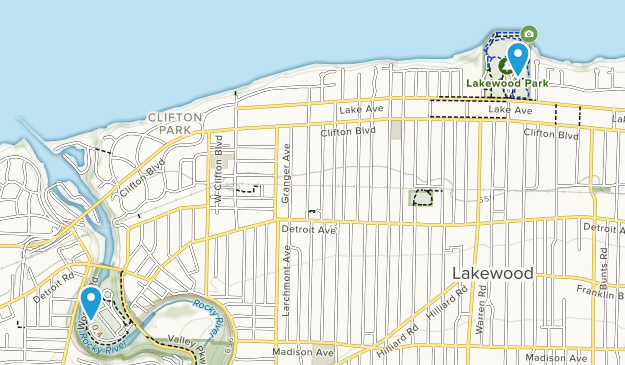 Lakewood, Ohio Map