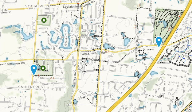 Landen, Ohio Map