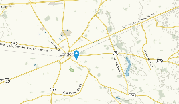 London, Ohio Map