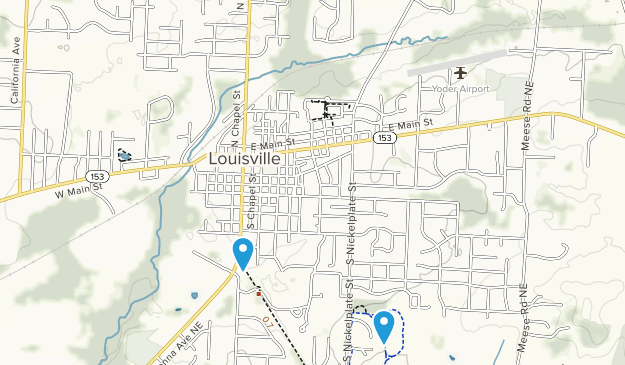 Louisville, Ohio Map