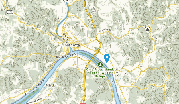Marietta, Ohio Map