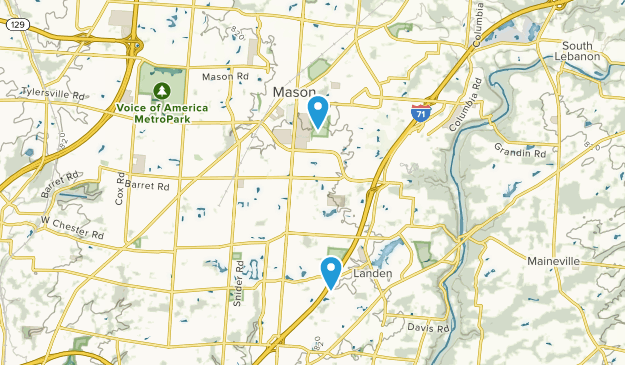 Mason, Ohio Map