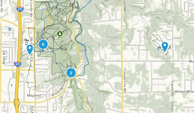Mayfield, Ohio Map