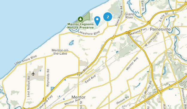 Mentor, Ohio Map