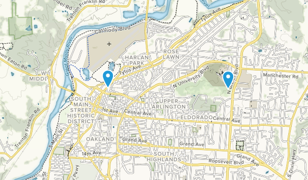 Middletown, Ohio Map