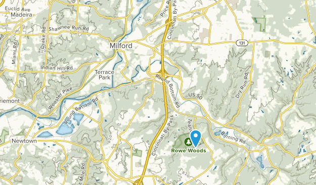 Milford, Ohio Map