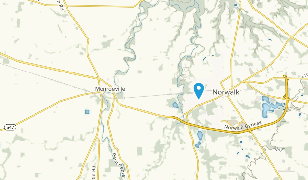 Monroeville, Ohio Map