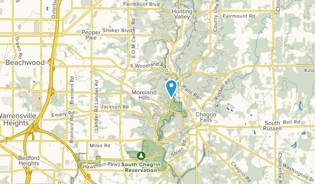 Moreland Hills, Ohio Map