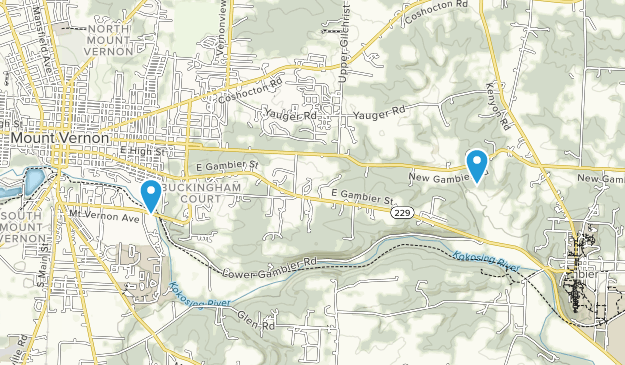 Mount Vernon, Ohio Map