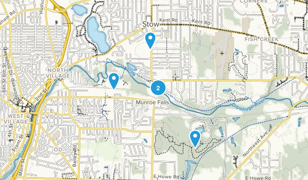 Munroe Falls, Ohio Map