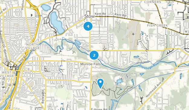 Munroe Falls, Ohio Map