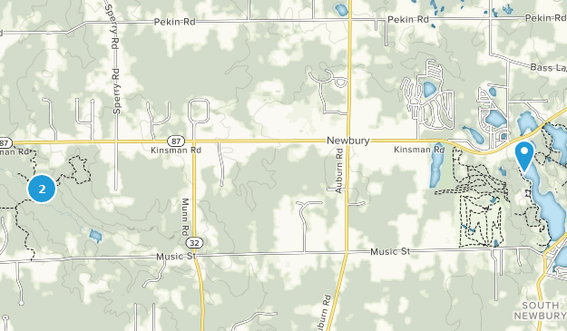 Newbury, Ohio Map
