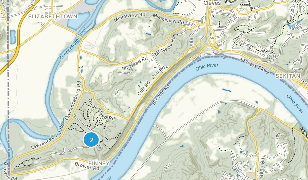 North Bend, Ohio Map