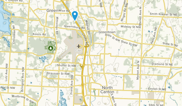 North Canton, Ohio Map