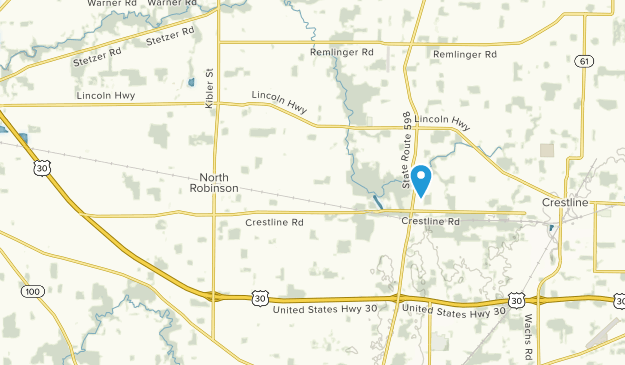 North Robinson, Ohio Map