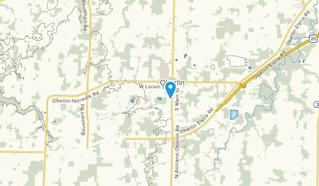 Oberlin, Ohio Map