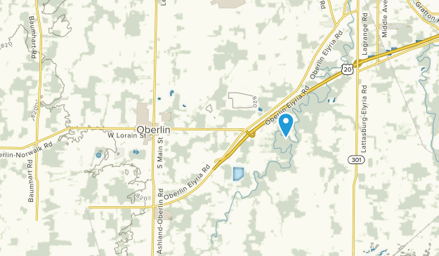 Oberlin, Ohio Map