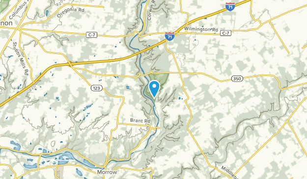 Oregonia, Ohio Map