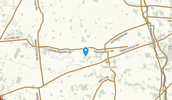 Ostrander, Ohio Map