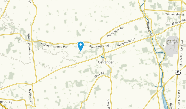 Ostrander, Ohio Map