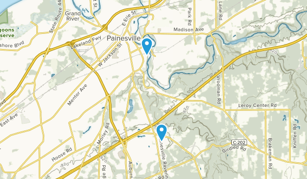 Painesville, Ohio Map