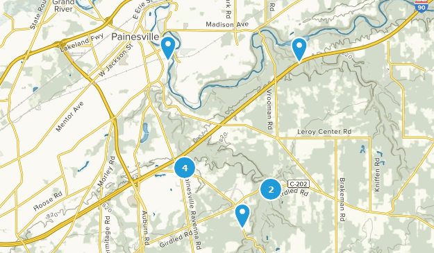Painesville, Ohio Map