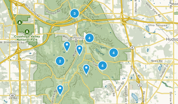 Peninsula, Ohio Map
