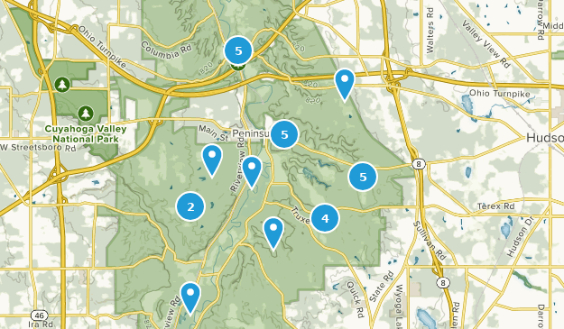 Peninsula, Ohio Map