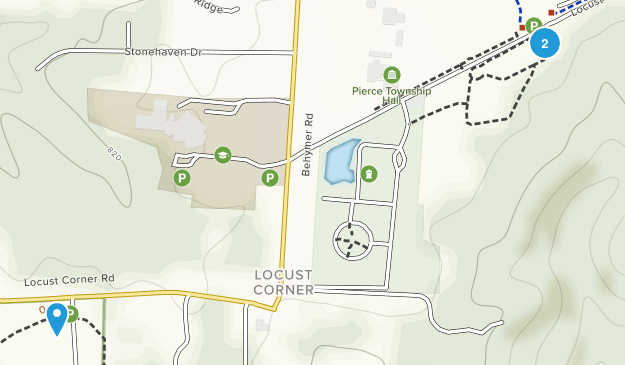 Pierce, Ohio Map