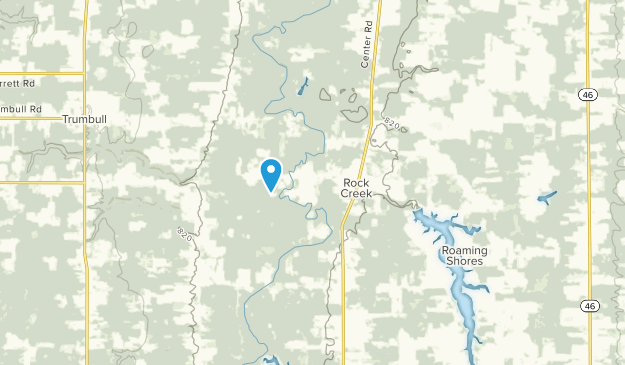Rock Creek, Ohio Map