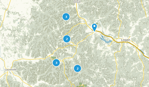 Rockbridge, Ohio Map