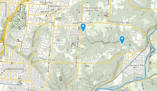 The Village of Indian Hill, Ohio Map