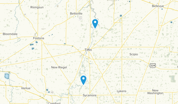 Tiffin, Ohio Map
