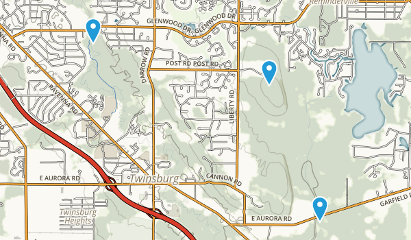 Twinsburg, Ohio Map