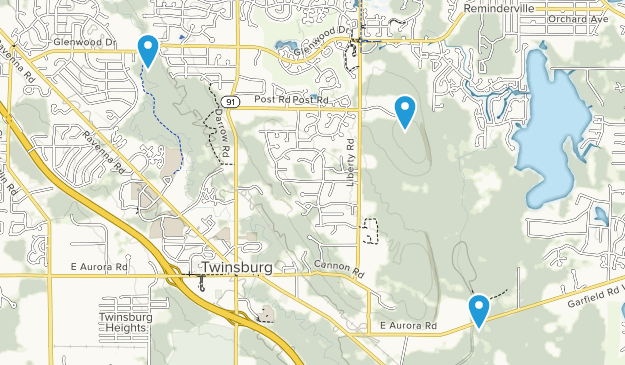 Twinsburg, Ohio Map