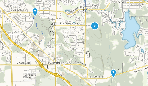 Twinsburg, Ohio Map