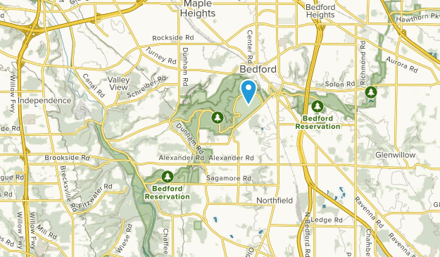 Walton Hills, Ohio Map