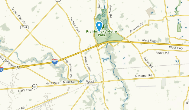 West Jefferson, Ohio Map