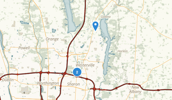 Westerville, Ohio Map
