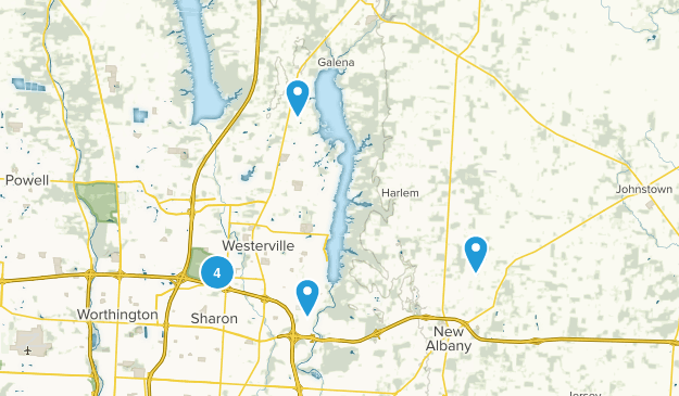 Westerville, Ohio Map