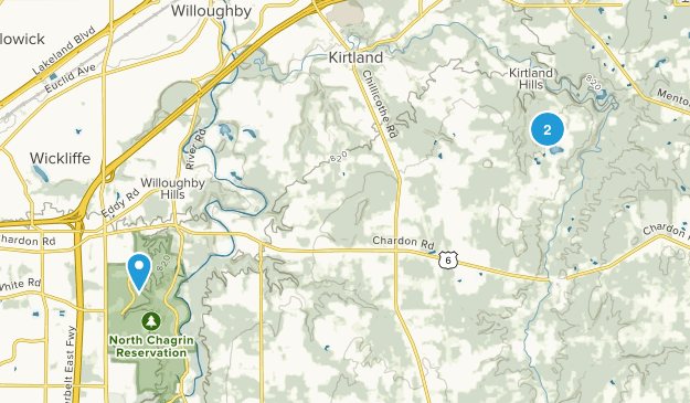 Willoughby, Ohio Map