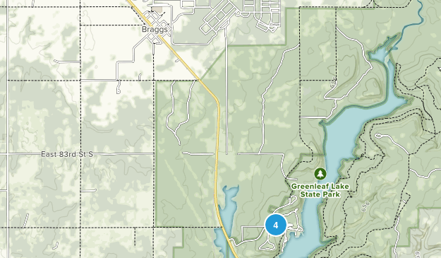 Braggs, Oklahoma Map