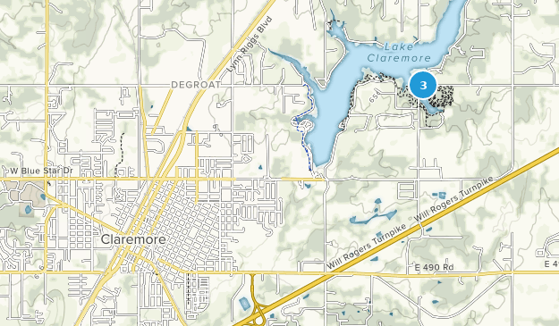 Claremore, Oklahoma Map