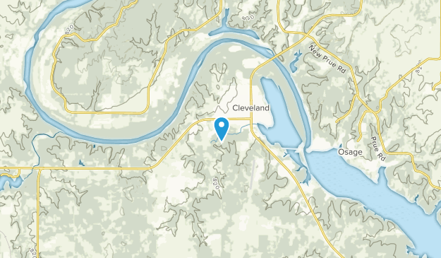 Cleveland, Oklahoma Map