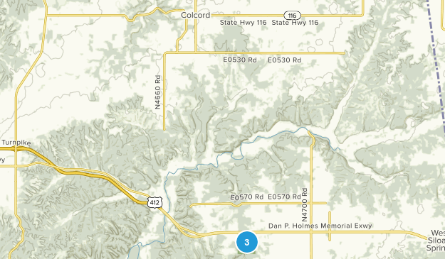 Colcord, Oklahoma Map