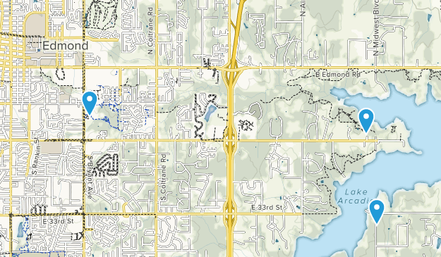 Edmond, Oklahoma Map