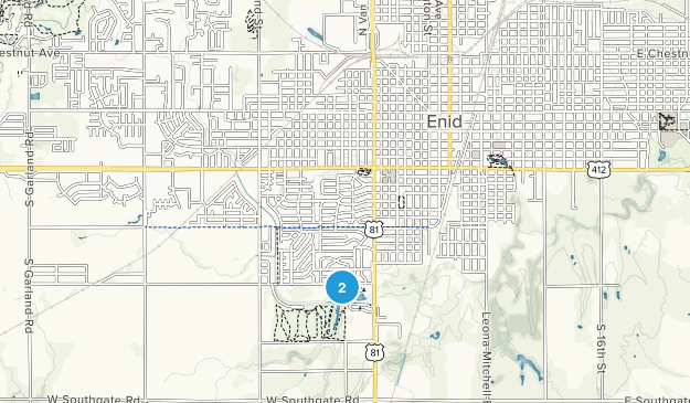 Enid, Oklahoma Map