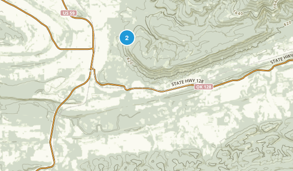 Heavener, Oklahoma Map