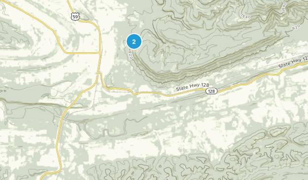 Heavener, Oklahoma Map